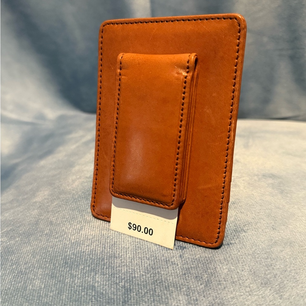 Bosca Brown Leather Card Holder - Picture 2 of 3